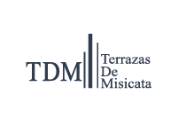 Logo en blanco y negro de Terrazas de Misicata.