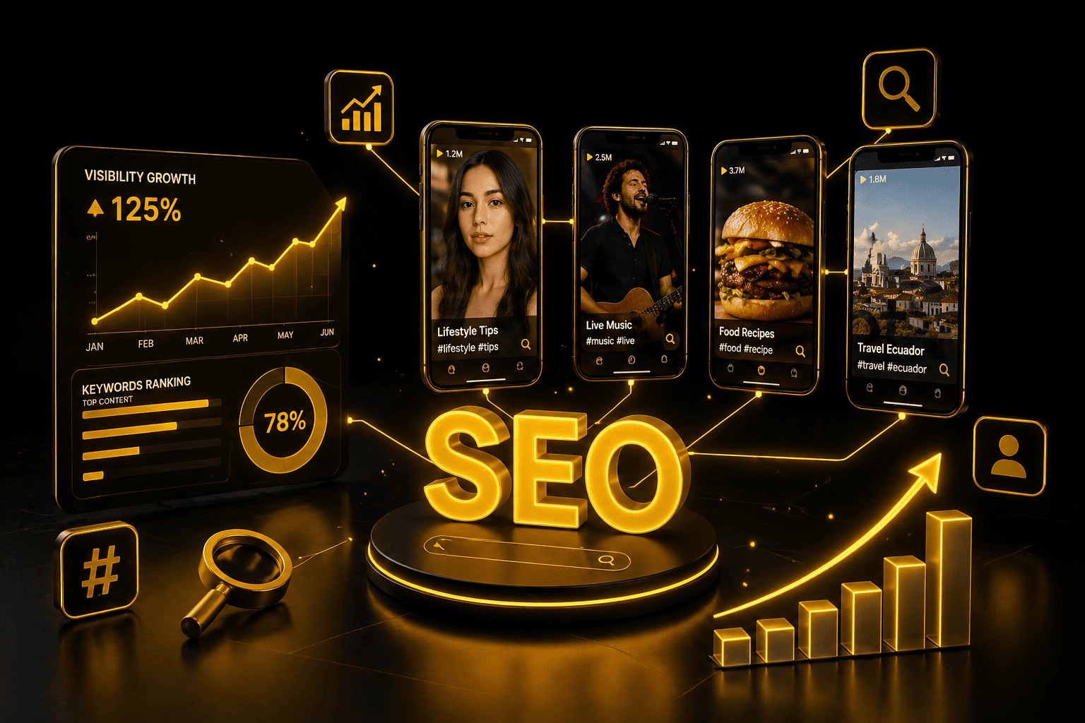 Optimización de contenido visual para SEO en redes sociales